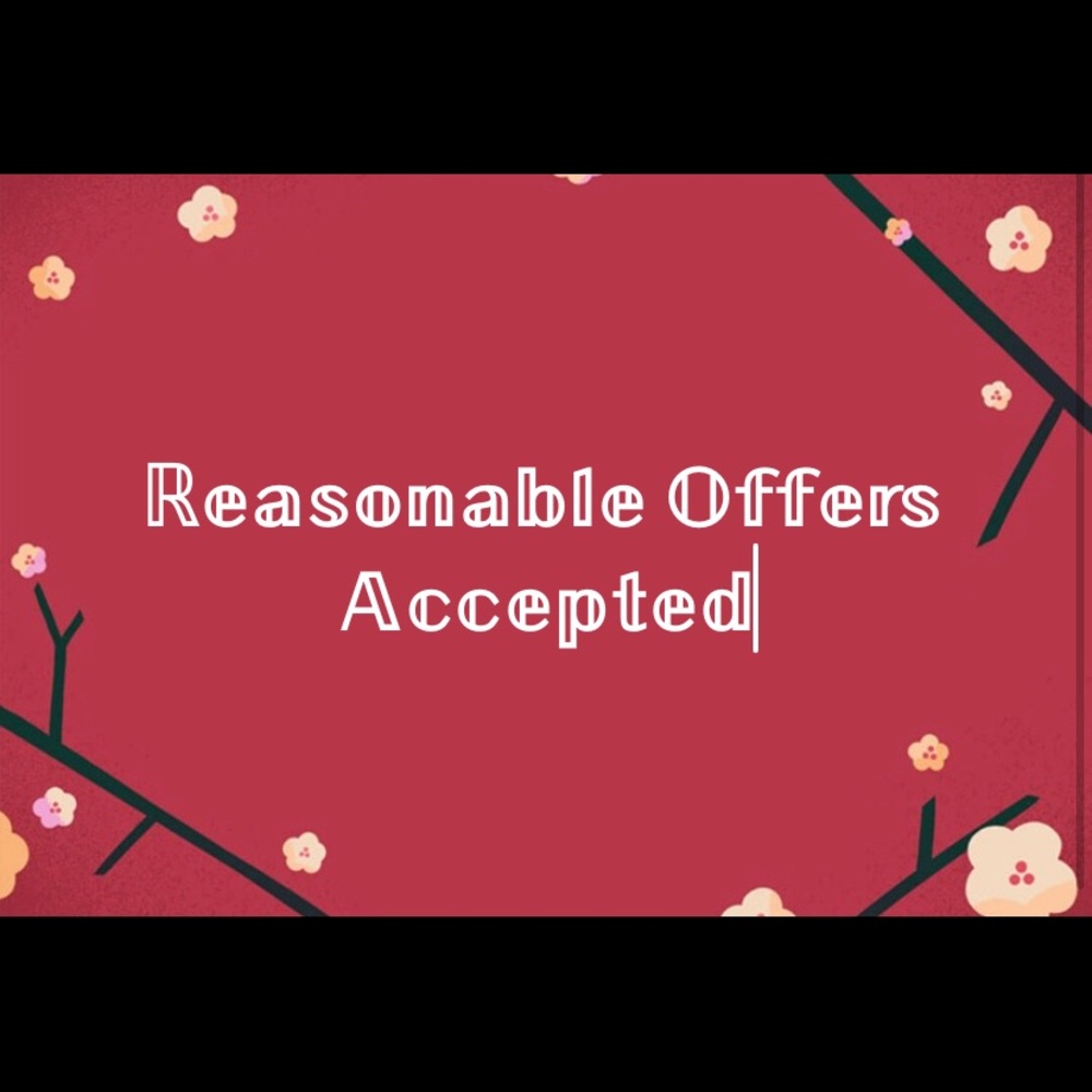 Don’t be shy make a reasonable offer!